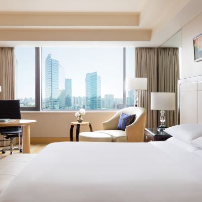 豪華花園景觀大床房 北京JW萬豪飯店優惠