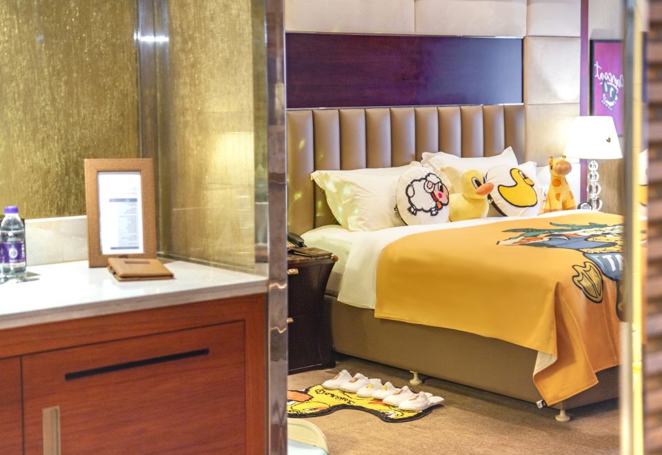 小黃鴨主題大床房