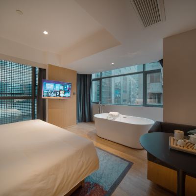 希諾未來房（180°璀璨城景+智能客控+迷你冰箱+智能潔具 CityNote希諾酒店（廣州北京路大佛寺公園前地鐵站店）優惠