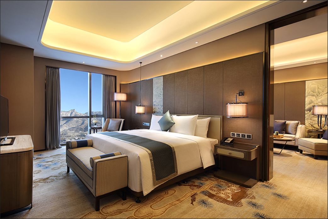 Wanda Realm Tai'an豪华套房（直麪泰山+独立会客区+Acca Kappa洗护品）