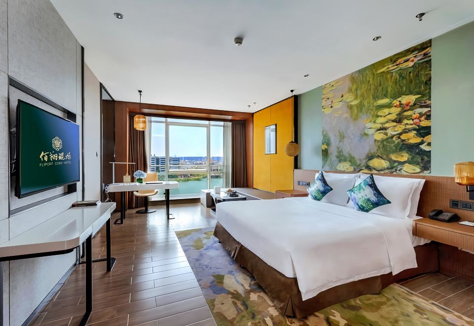 豪华艺术湖景大床房（艺术主题+全景落地窗）