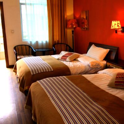 雙床房 麗江老謝車馬店優惠