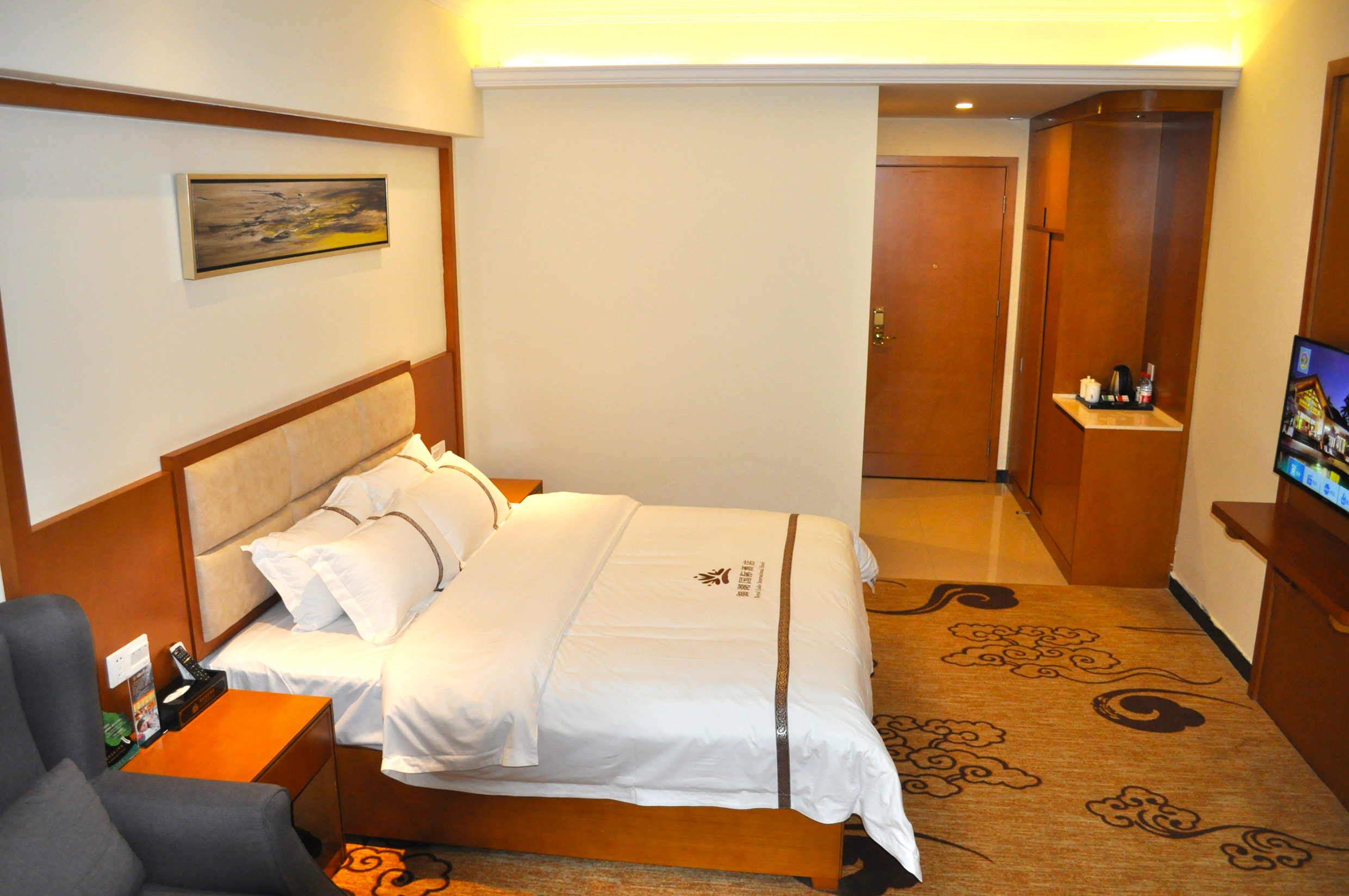 城景大床房【全景落地飘窗】【功夫茶具】