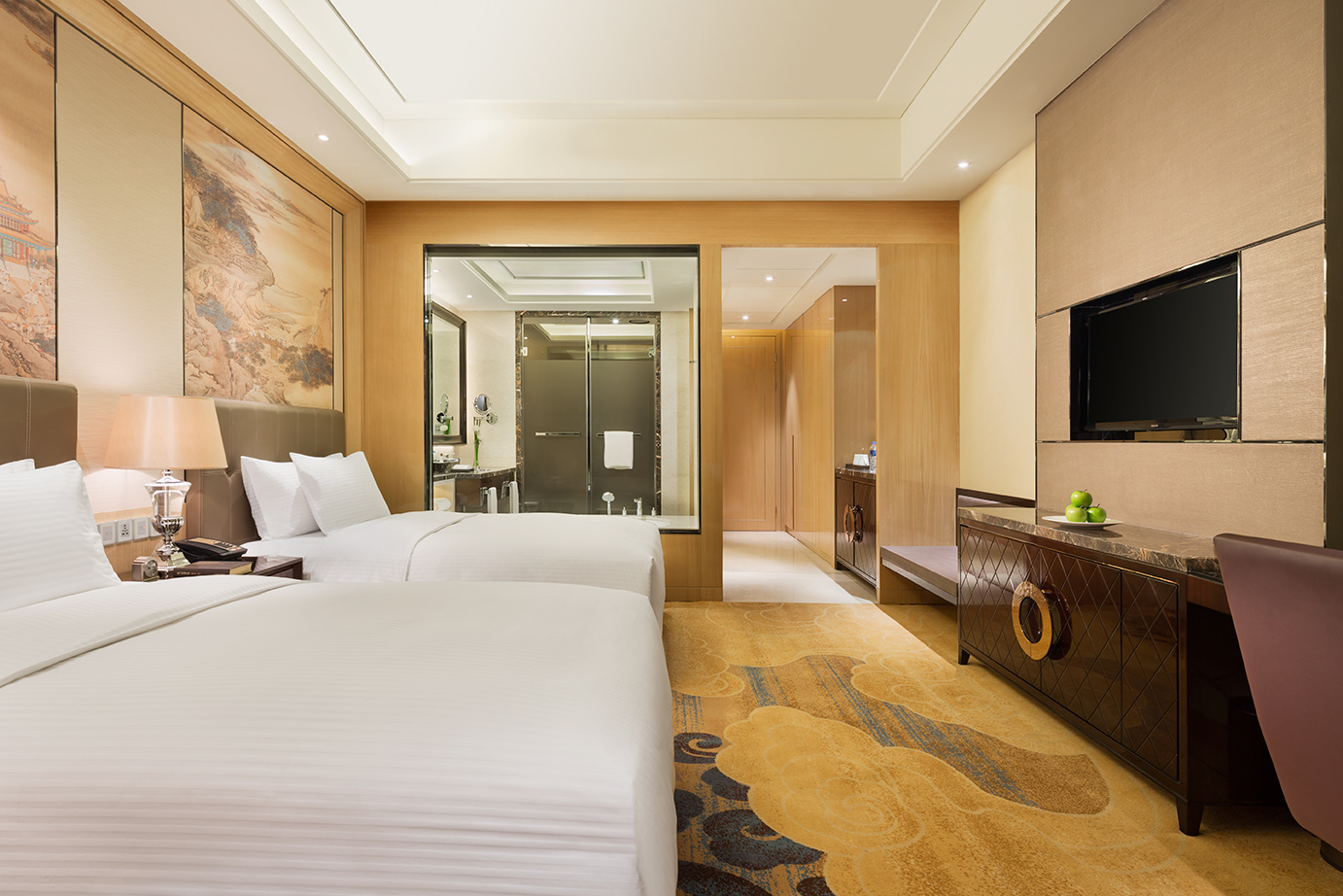 豪华双床房（大空间+大浴缸+特大床）