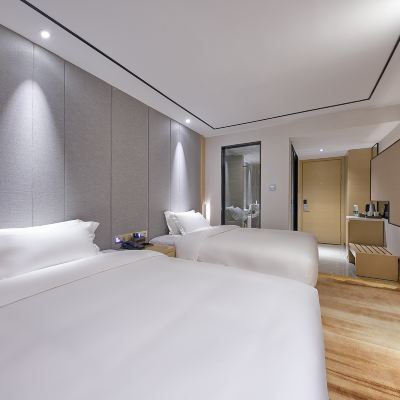 豪華雙床房<空氣凈化+智控+雙隔音+零壓床墊+親膚布草 梵鉑（廣州白雲機場體驗店）優惠