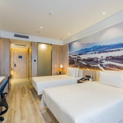 高級雙床房 蘇州吳江汾湖亞朵飯店優惠