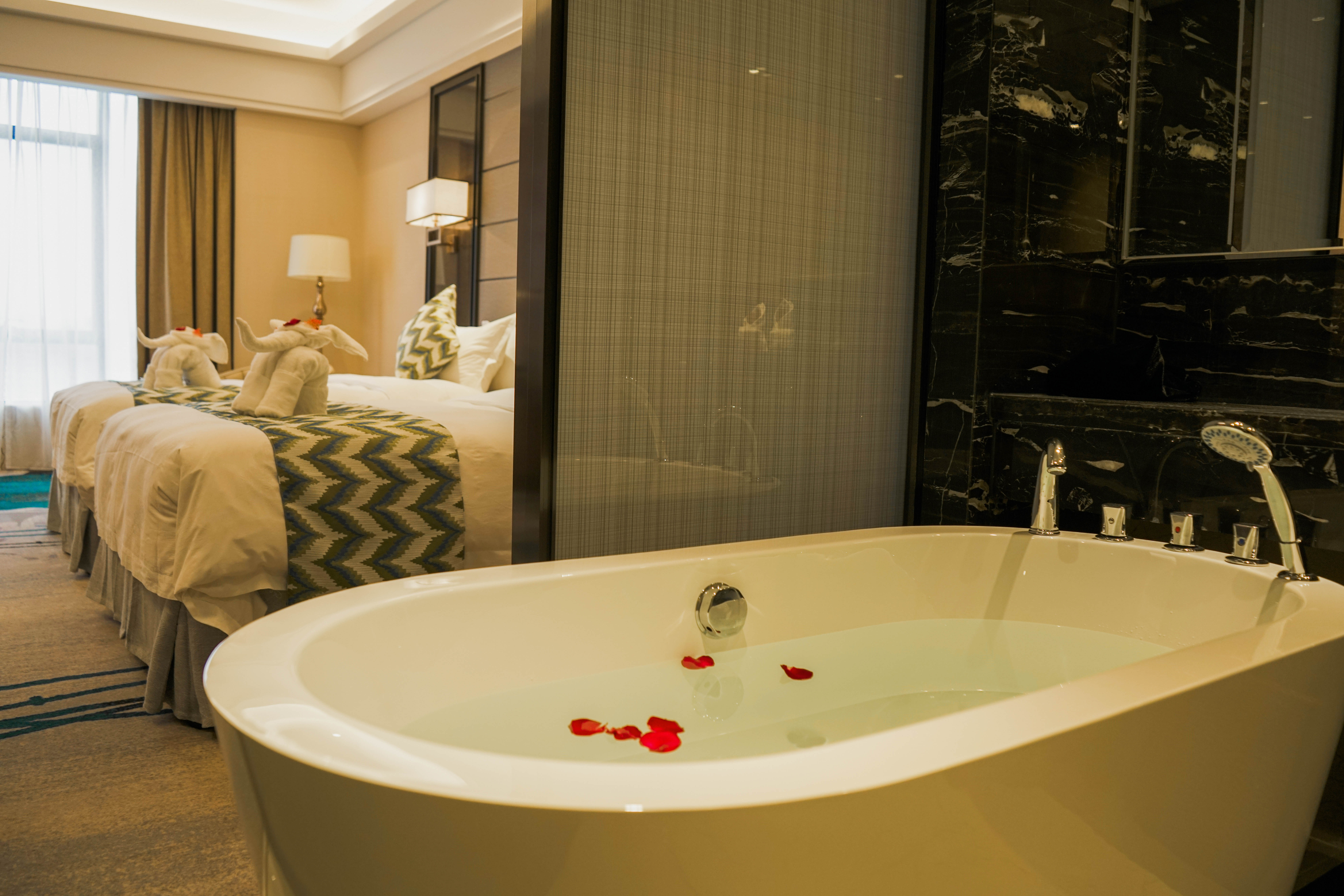 Deluxe豪华双床房「高层江景?舒适浴缸」