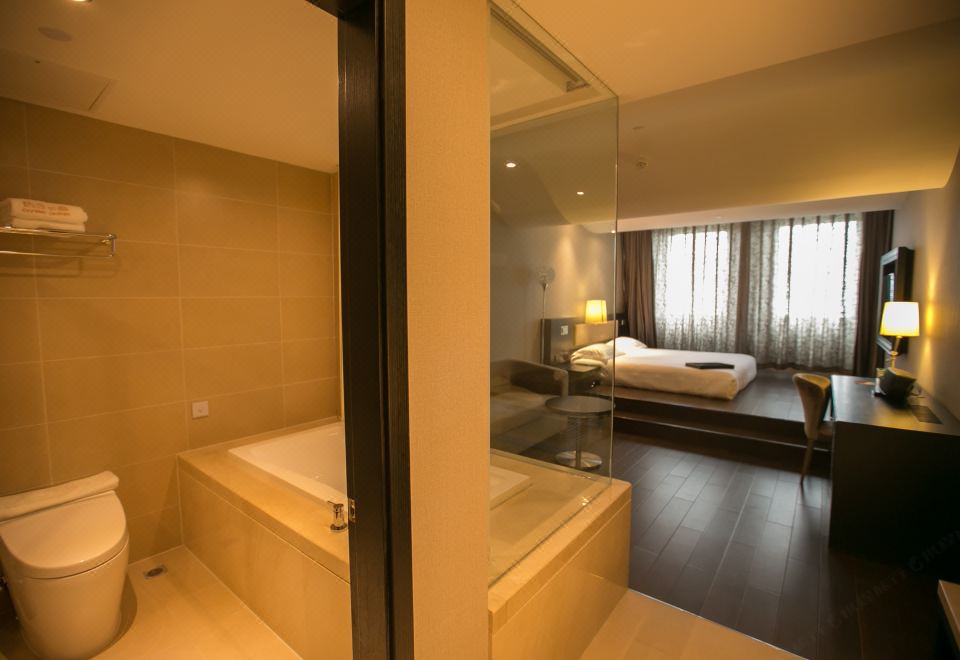 榻榻米大床房（小冰箱+保險柜+日式美學）