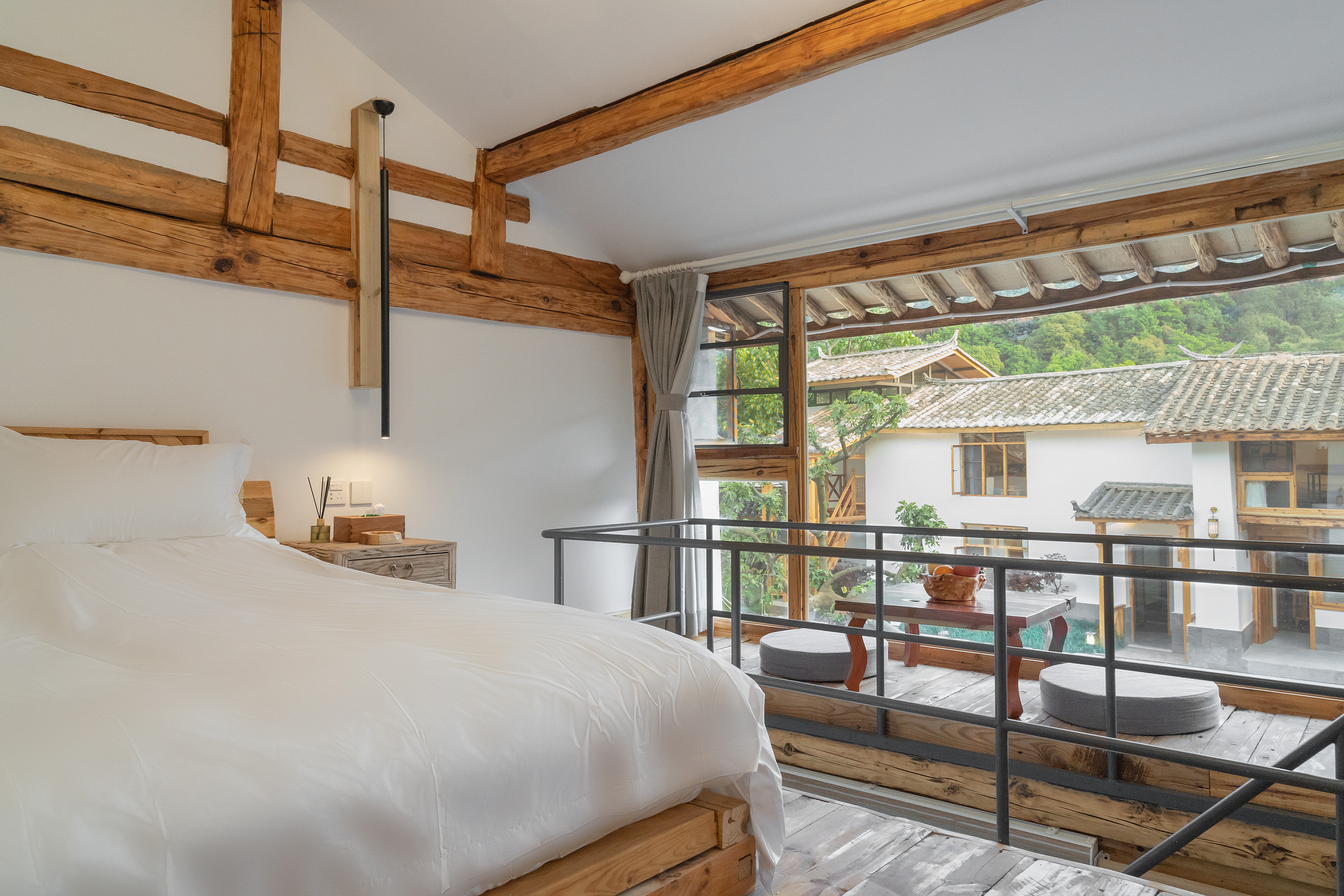 春风·园景复式大床房+180°观景+中式古风