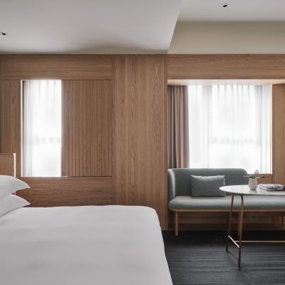 尊享房 大床 城市景觀 台北金普頓大安酒店優惠