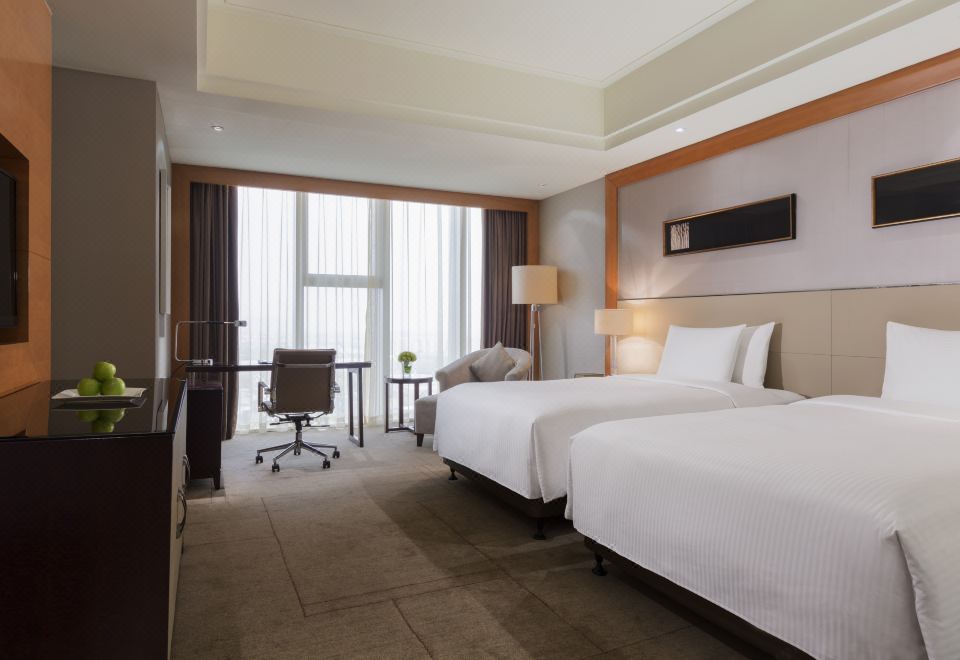 豪华双床房（乾湿分离浴室+吹风机）