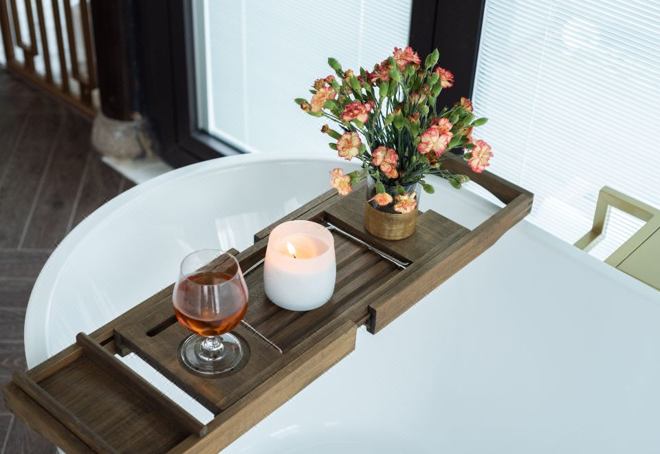 月滿軒窗·弦思大床房「巨幕投影·智能茶臺」