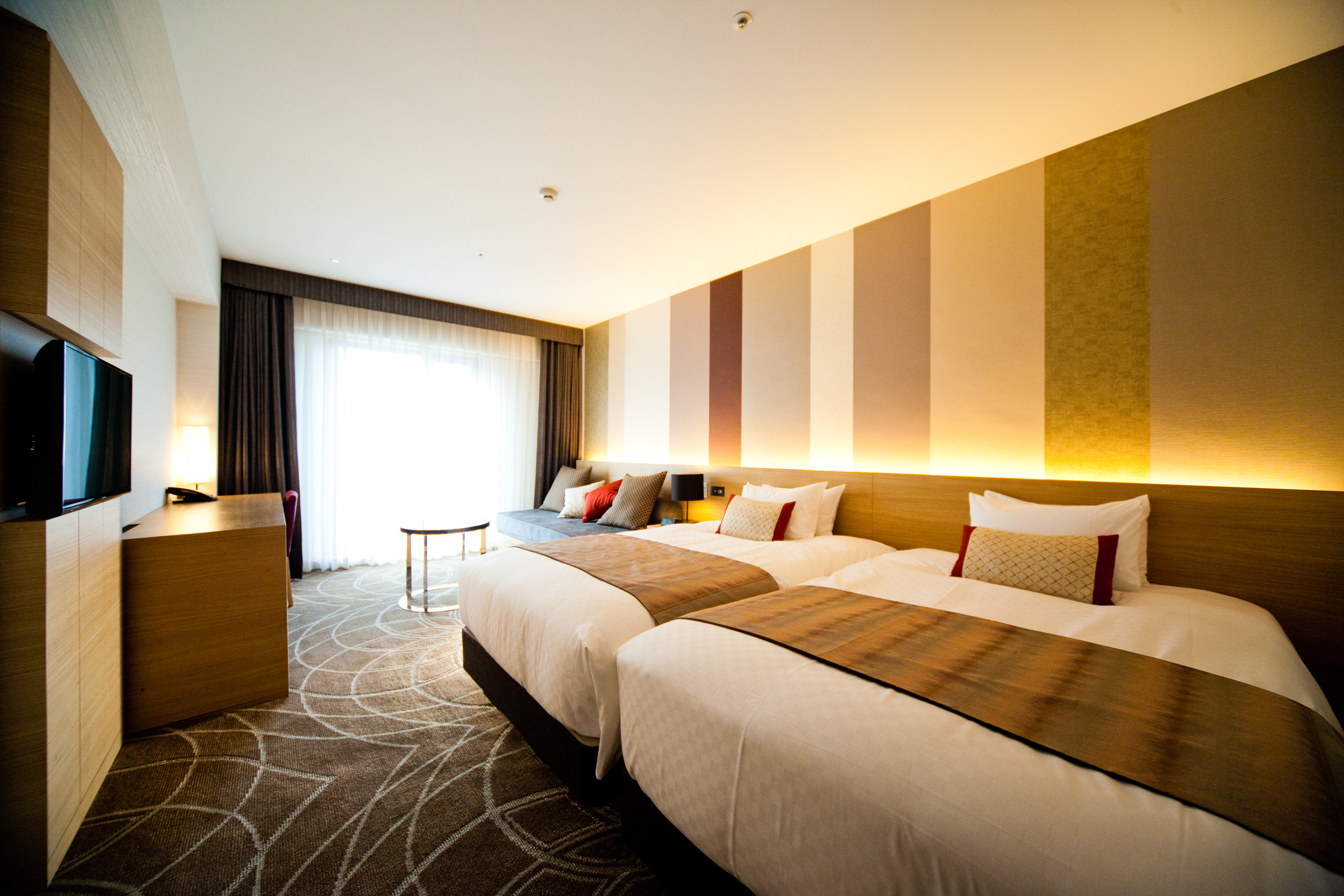 普通楼层高级荷里活双床房