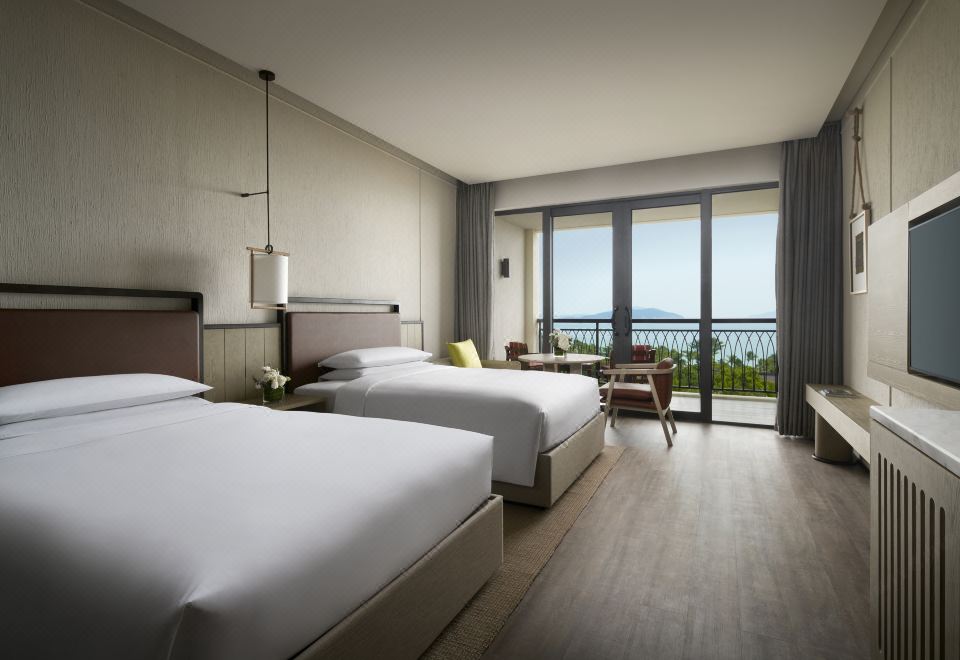 豪华海景双床房