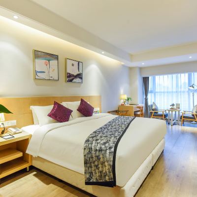 城景陽光大床房【獨立辦公桌+金可兒床墊零壓睡眠+品牌洗護】 靜時文化飯店（重慶火車北站店）優惠