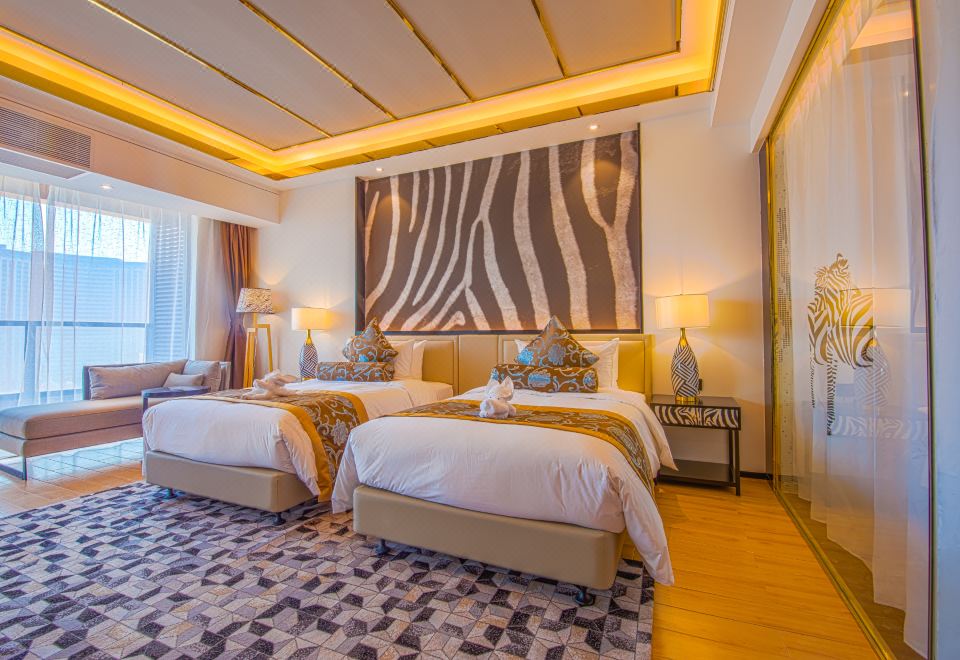 動物主題雙床房