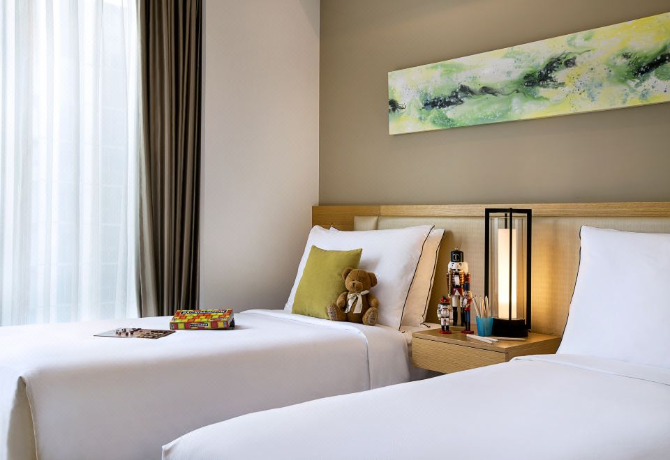 悦享双床房（落地窗+嵌入式浴缸+DAMANA洗护品）