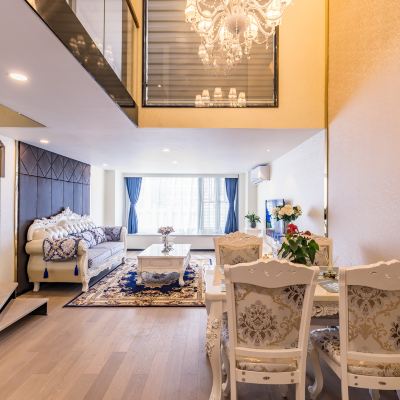 豪華二居室複式套房（歐式風情+零壓床墊+電視投屏+洗衣機+烘乾機+冰箱） 鉑斯登行政公寓（深圳北站滙隆中心店）優惠