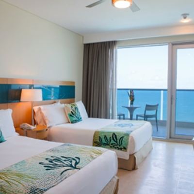 Superior Two Semi Double Room with Ocean View