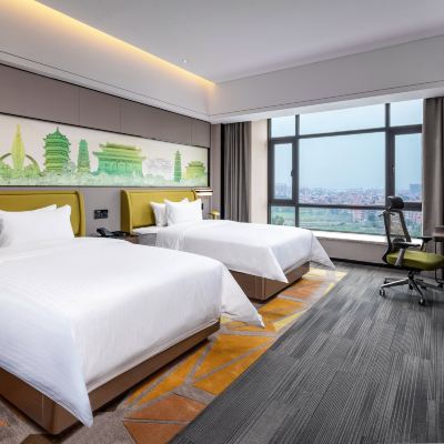 豪華雙床房 東莞麻湧希爾頓歡朋飯店優惠