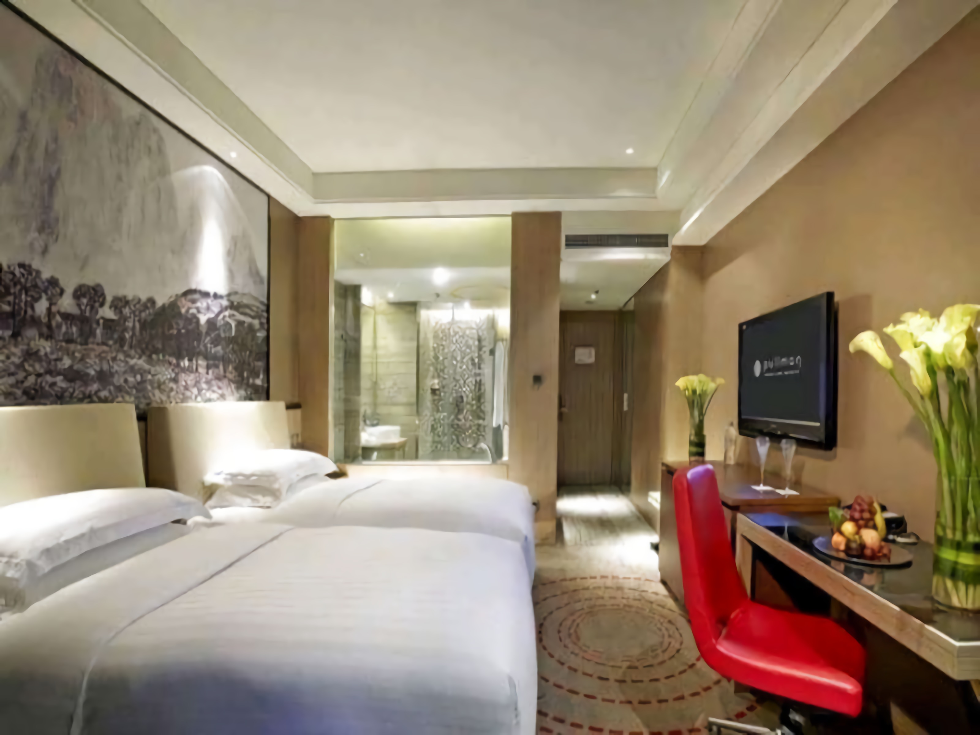 豪华园景双床房