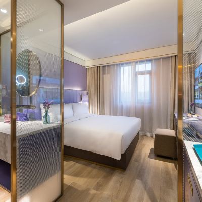 心怡大床房（智能客控+電視投屏+深睡記憶枕） 北京廣渠門漫心飯店優惠