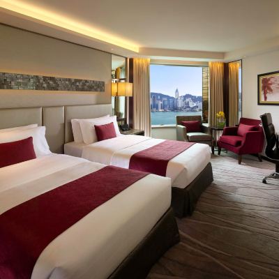 豪華房，雙床，海港景觀 香港海景嘉福洲際飯店優惠