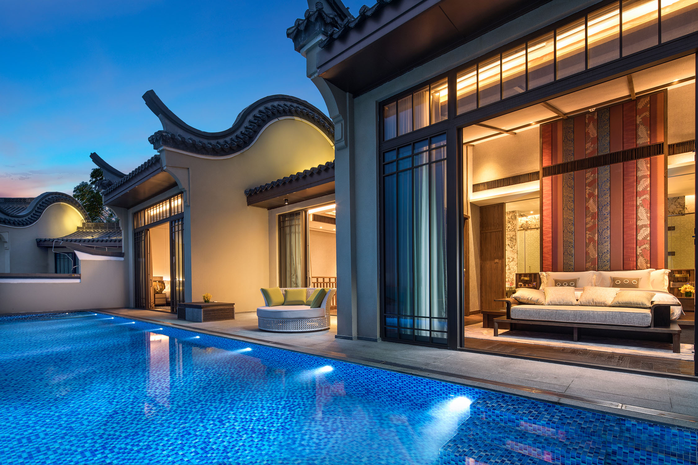 双卧泳池悦椿楼阁