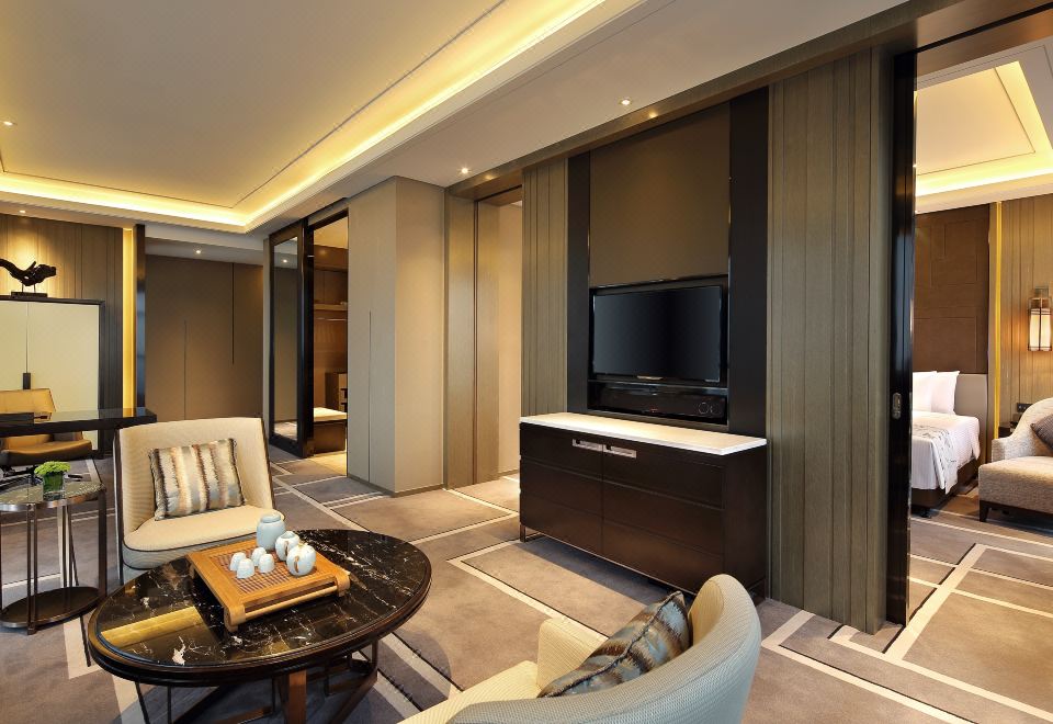 豪华套房【奢享浴缸·金可儿床垫·纯净氧吧客房】