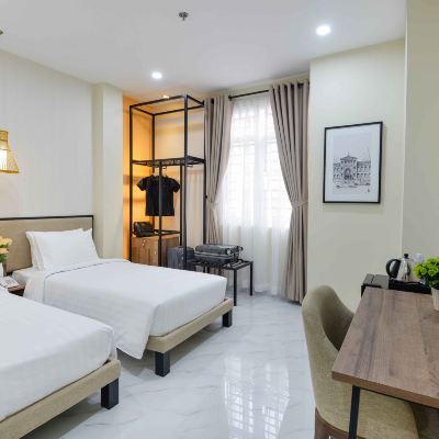 豪華雙床房 西貢阿古屋中心飯店優惠