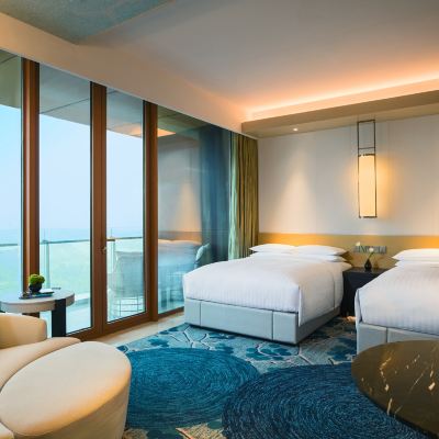 太湖景觀陽台雙床房 蘇州太湖萬麗酒店優惠