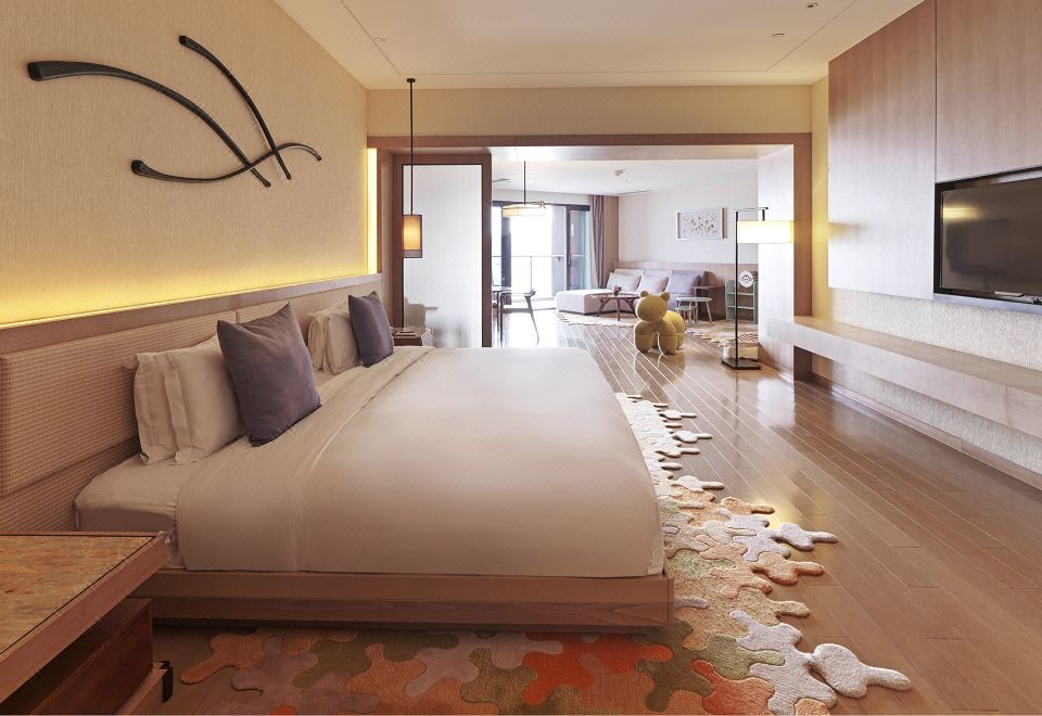 家庭套房 超大床 海景