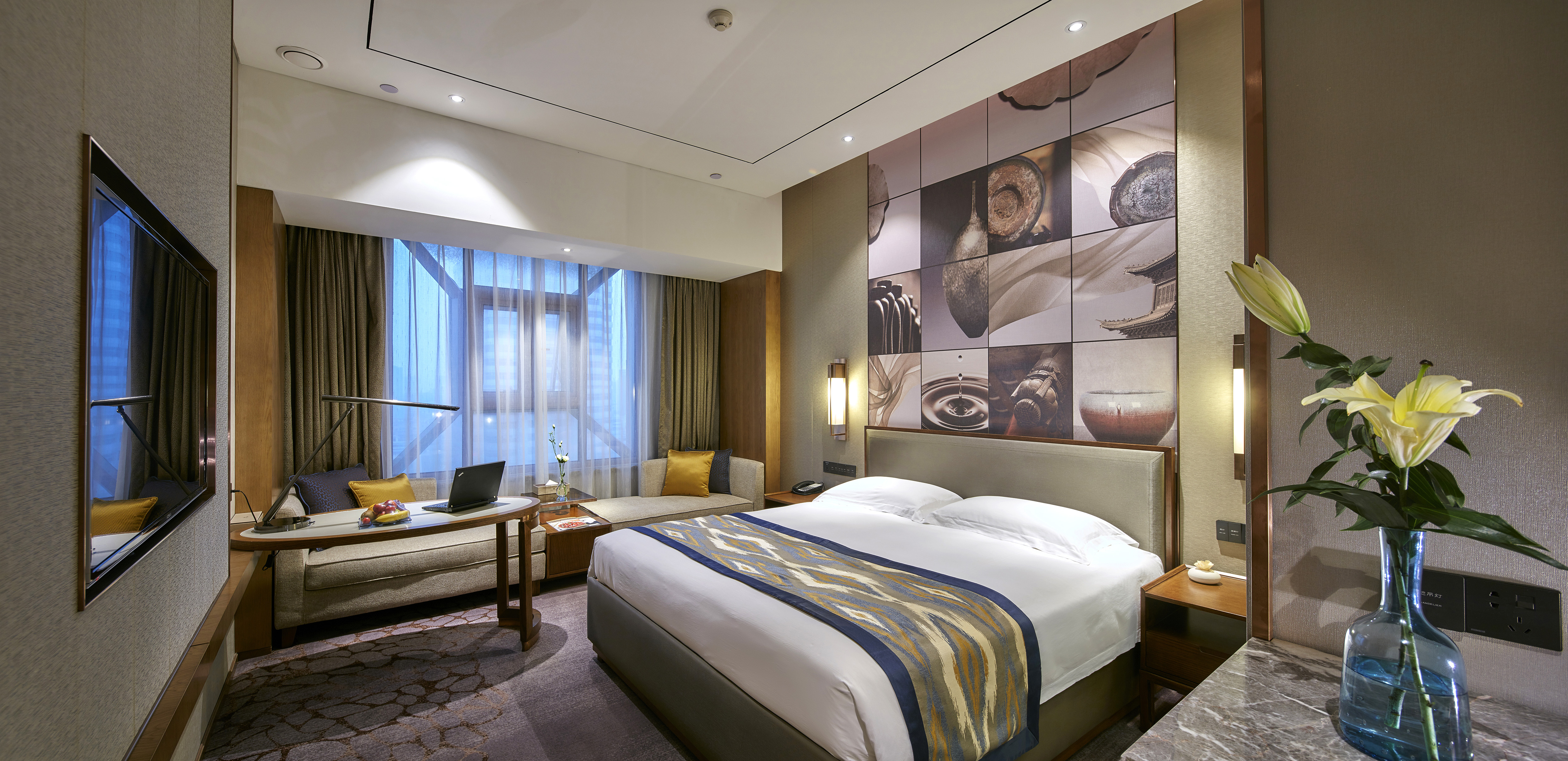 純凈豪華大床房-舒適貴妃榻