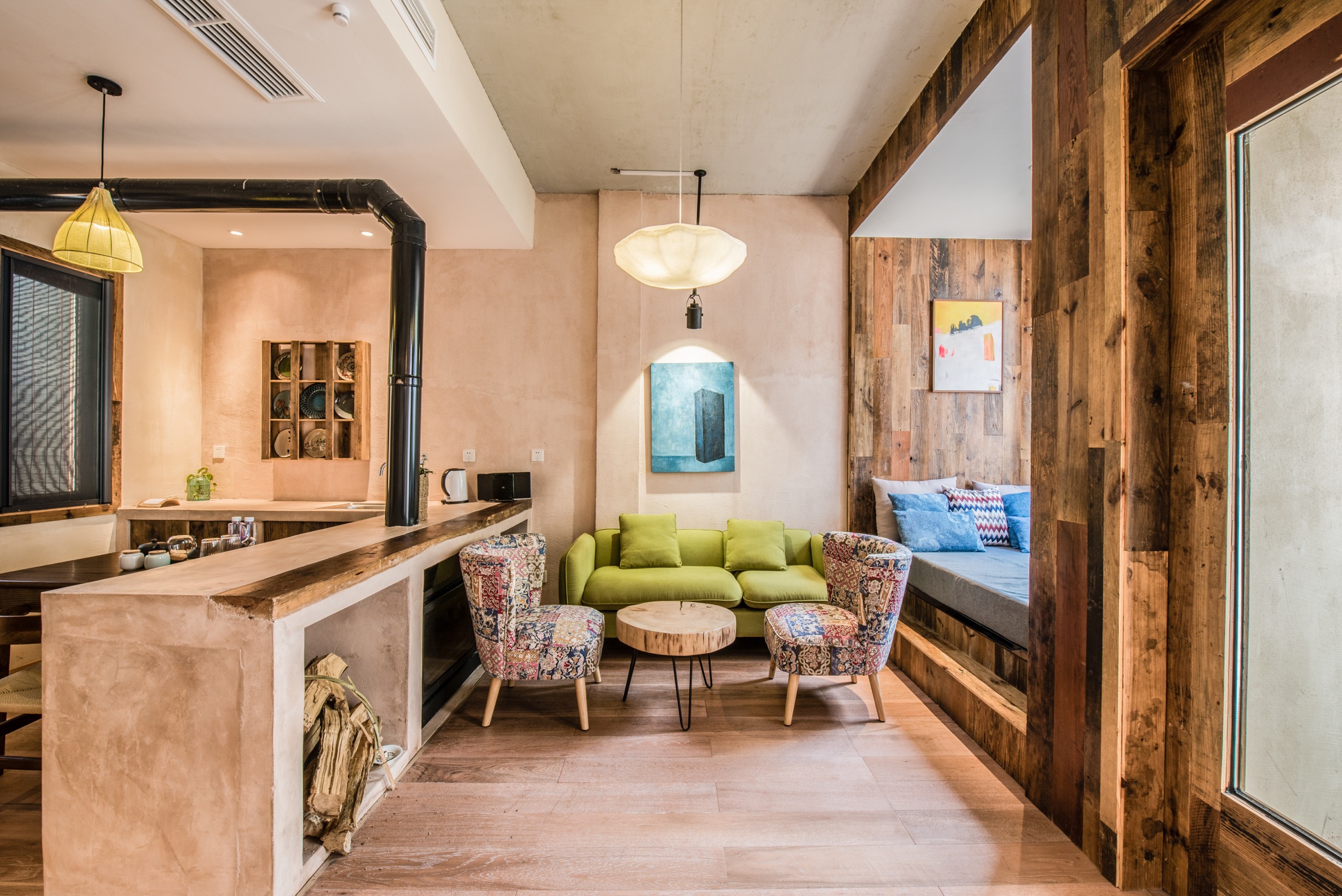 Mountain Stream · Stream View Fireplace King Suite