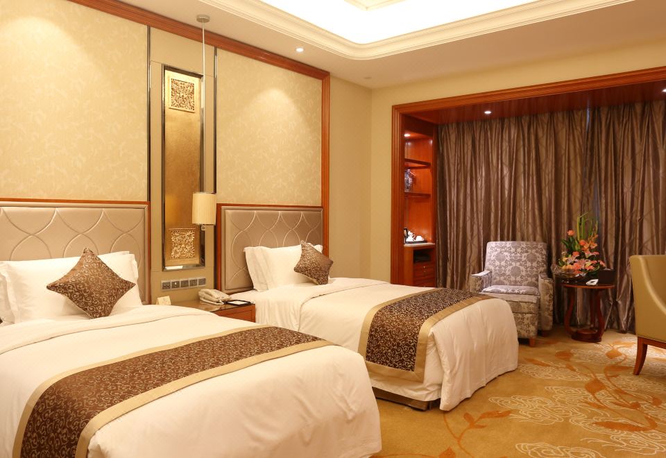 湖景双床房-下沉式浴缸