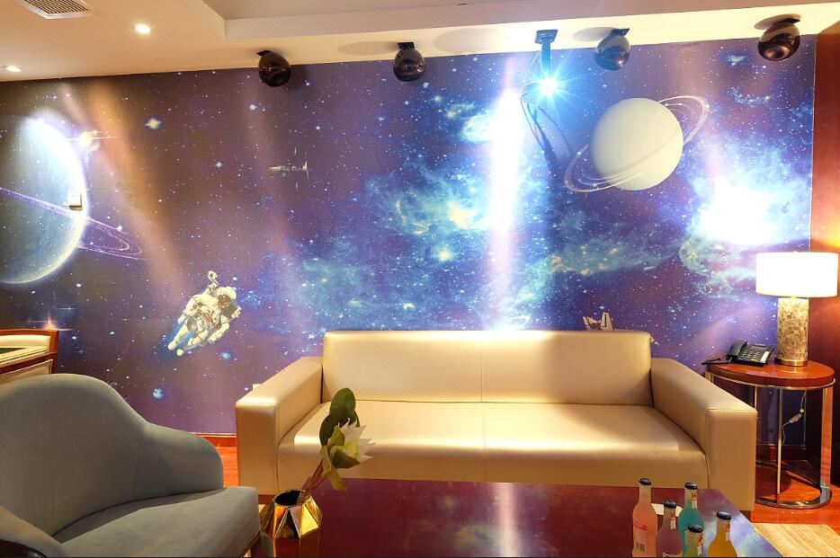 4D环绕立体声影咖房（乳胶床垫+阳台+晾衣杆+小冰箱）