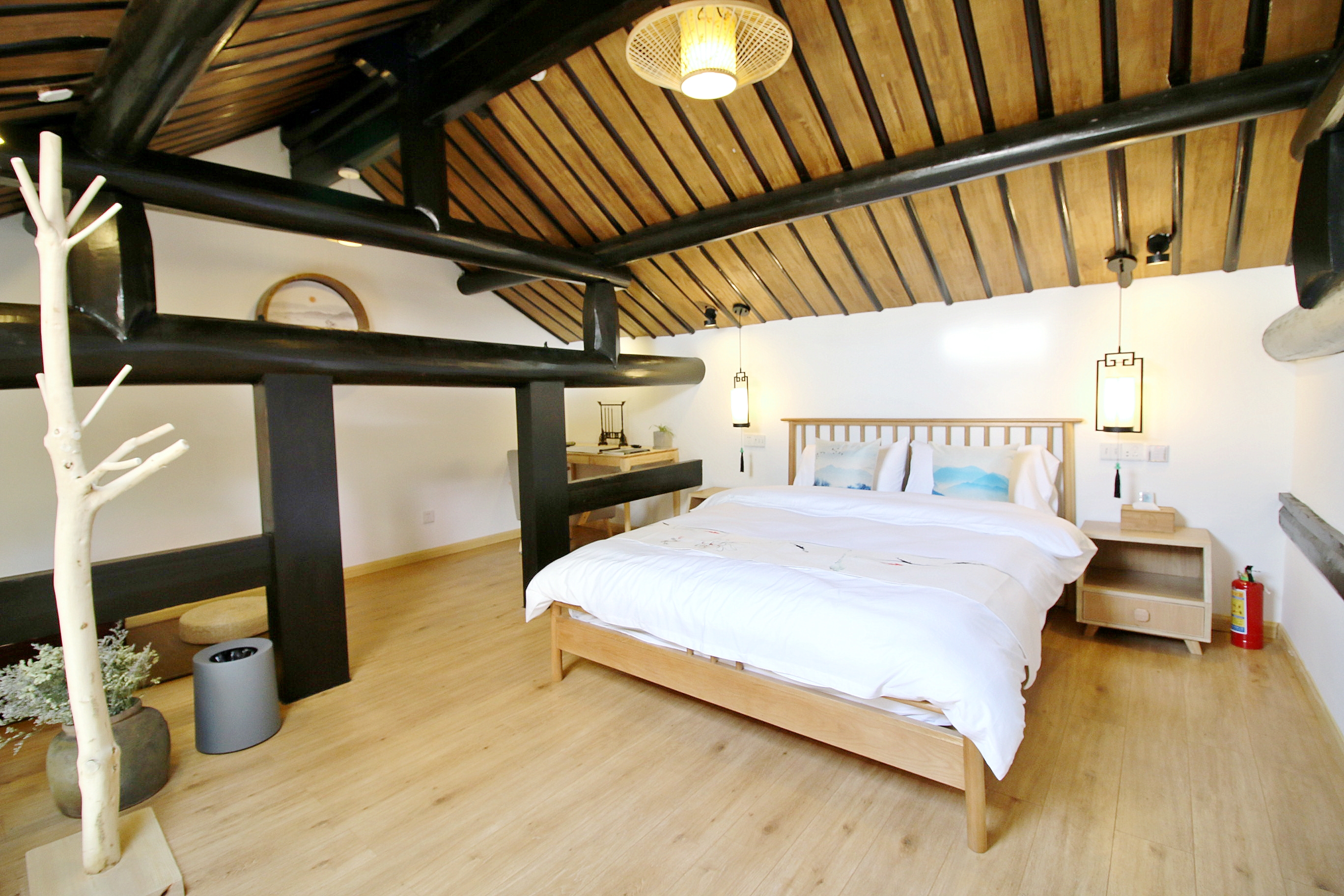 和畅|复式景观家庭间（小童区域+独立浴缸+书法体验）