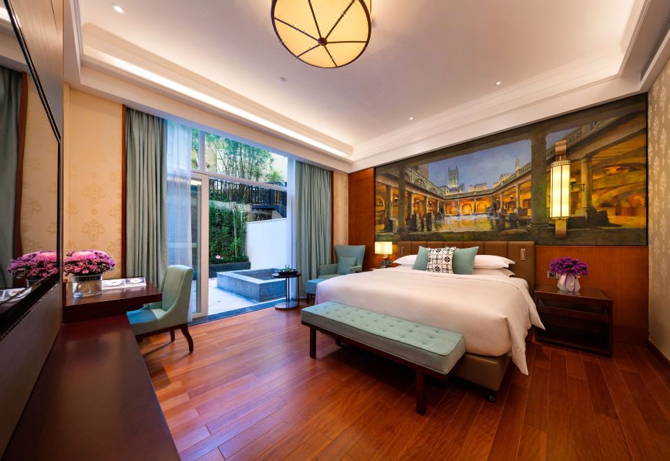 豪華温泉雙卧套房丨獨立泡池丨艾草+生薑葯浴包