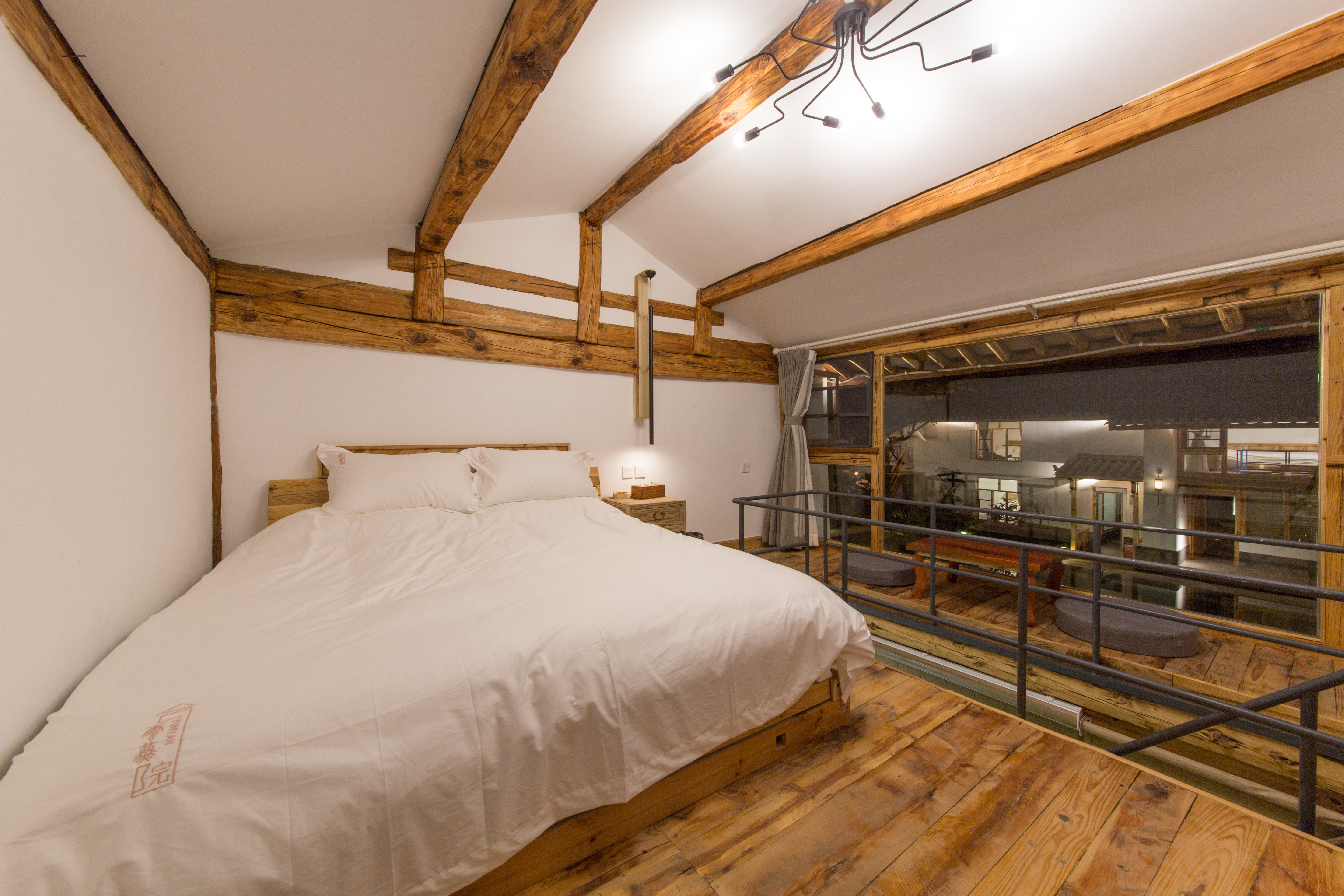 春风·园景复式大床房+180°观景+中式古风