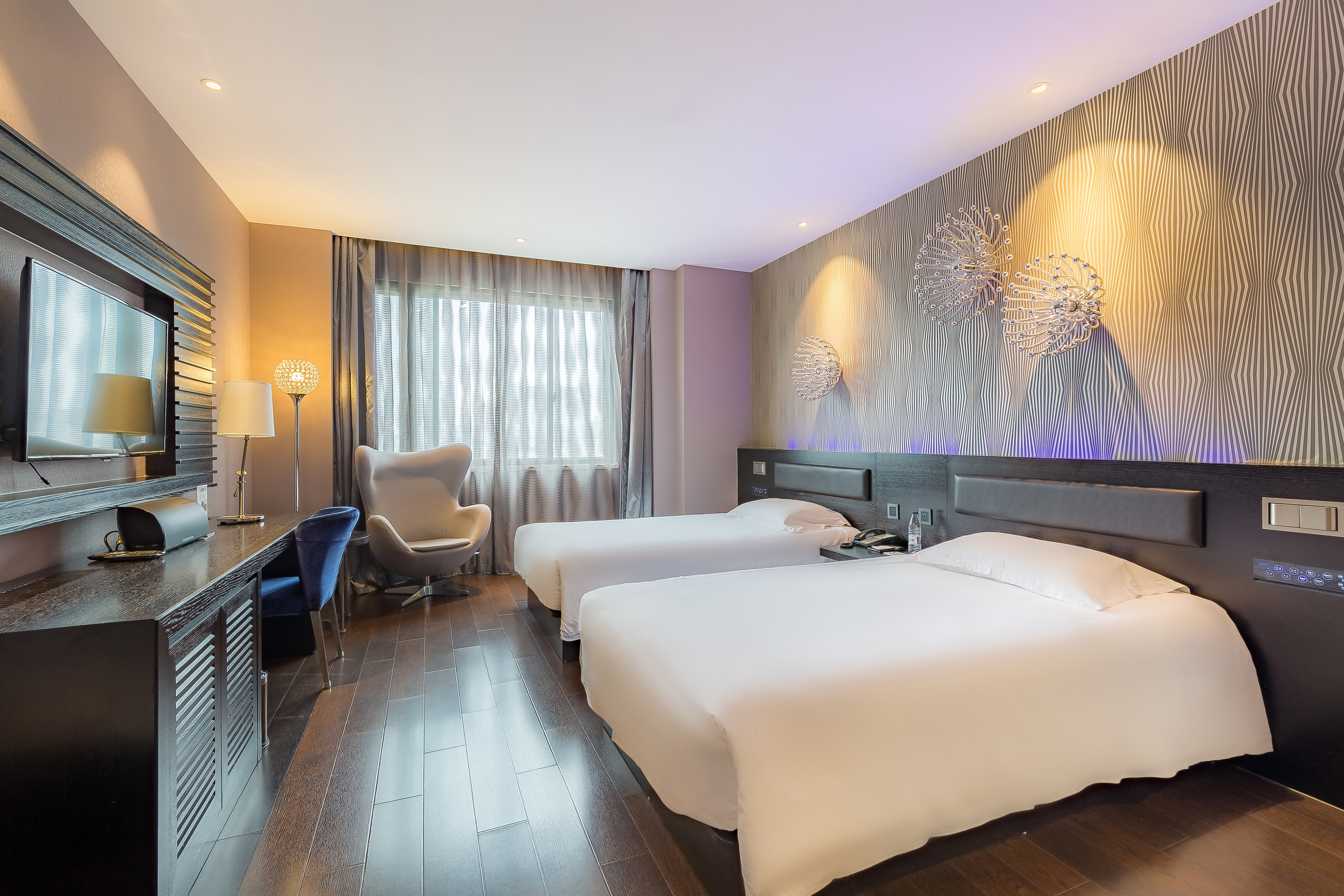 豪华双床房（电视投屏+小冰箱）