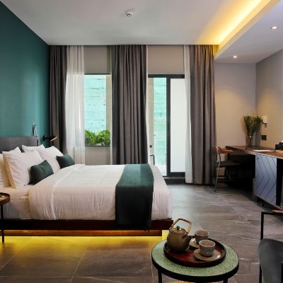 高級城景特大床房 百通飯店度假村優惠