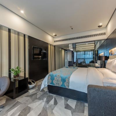 觀景音樂房 聖美精品飯店（太原柳巷鐘樓街店）優惠