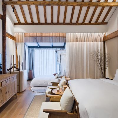 古跡平層家庭套房（乳膠床墊+鵝絨床品+膠囊機） 成都錦投·古跡飯店（春熙路太古裡店）優惠