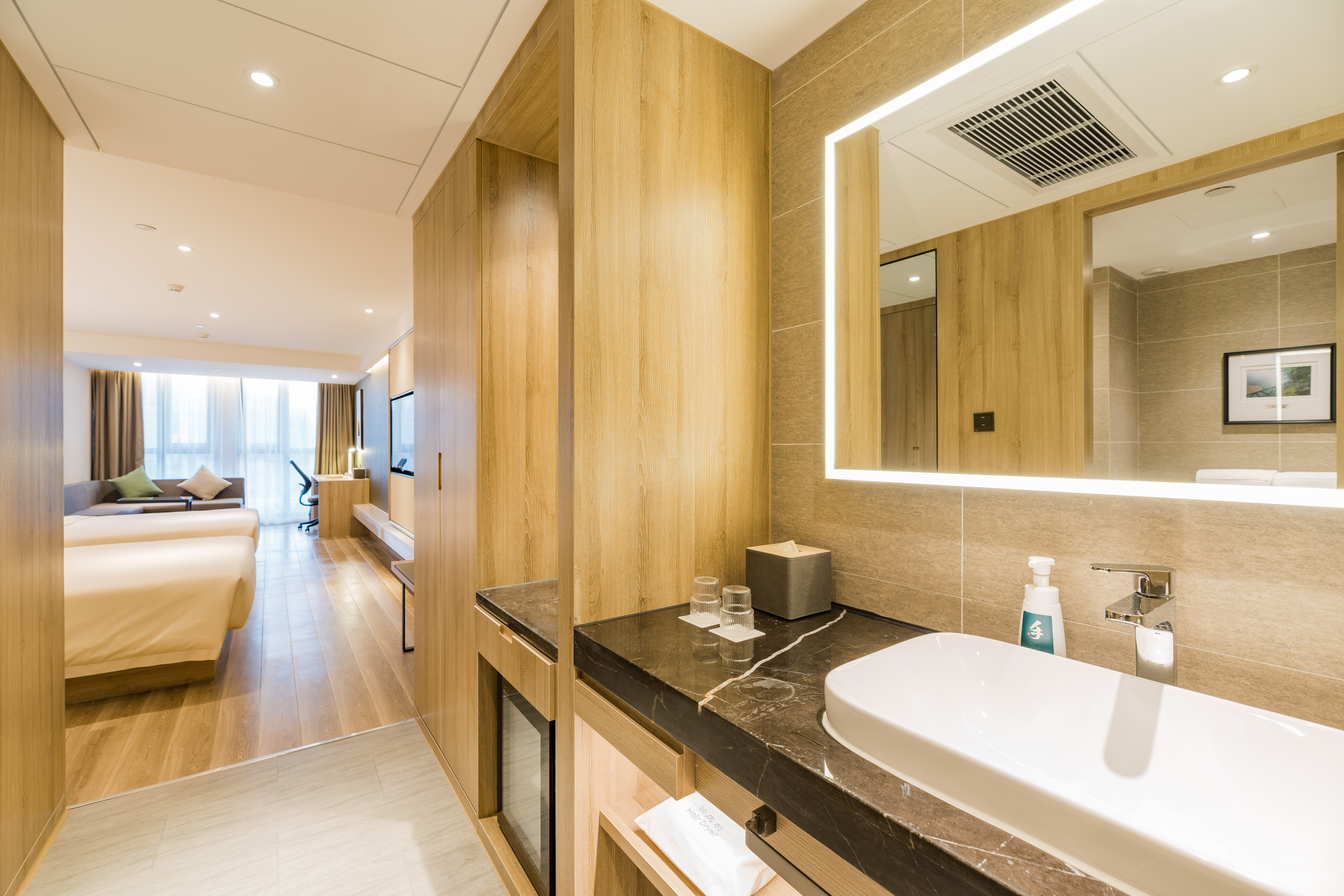 几木双床房-亚朵星球深睡枕Pro