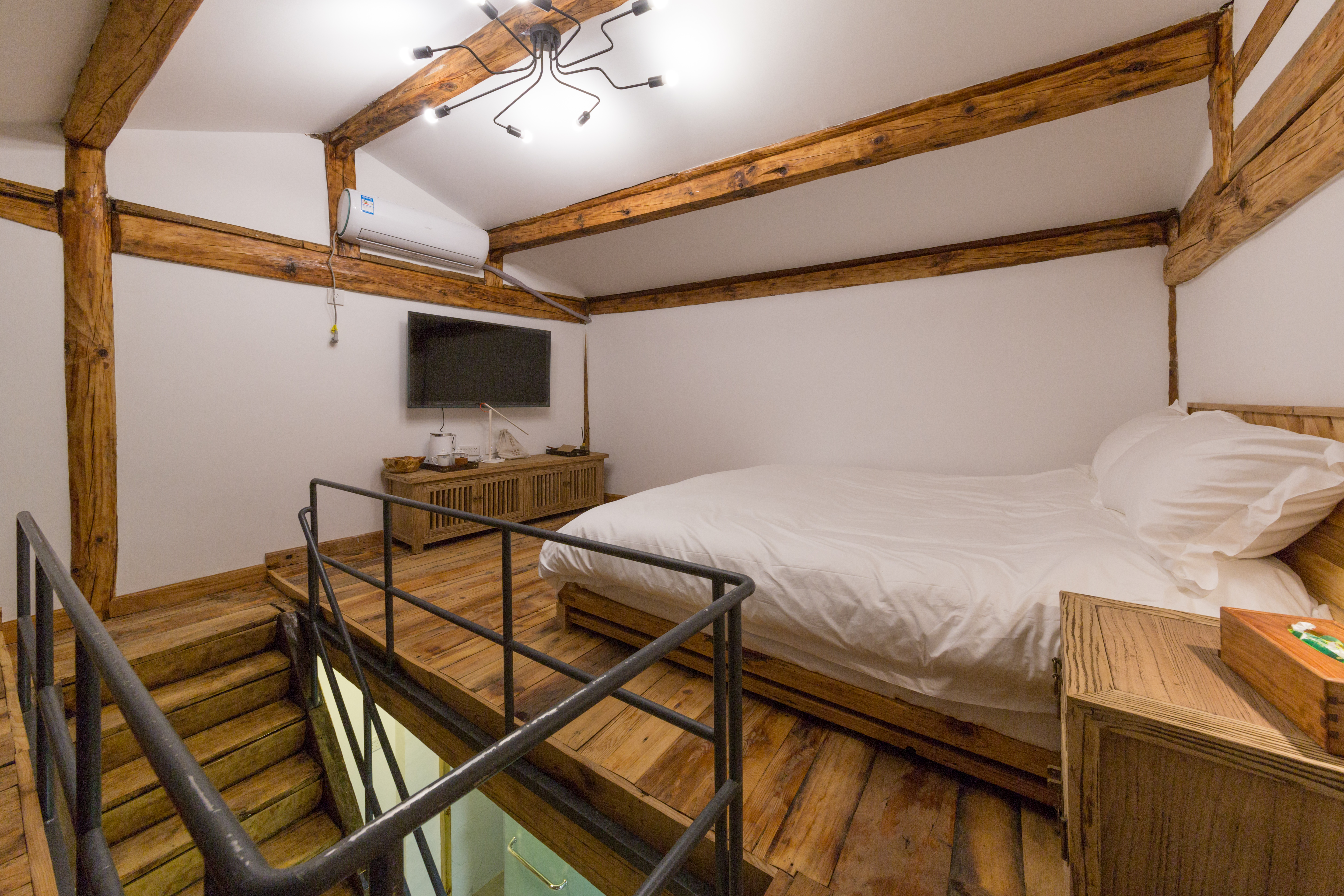 春风·园景复式大床房+180°观景+中式古风