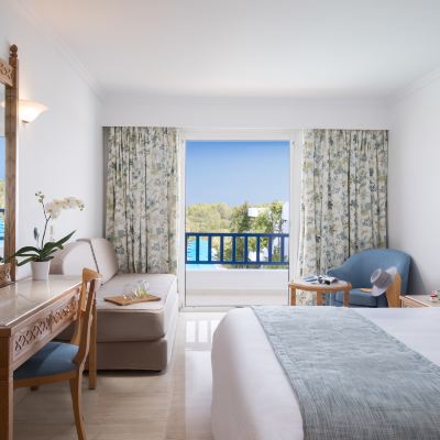 Ocean View Guest Room with Double Beds Mitsis Ramira Beach Hotel Promo Code