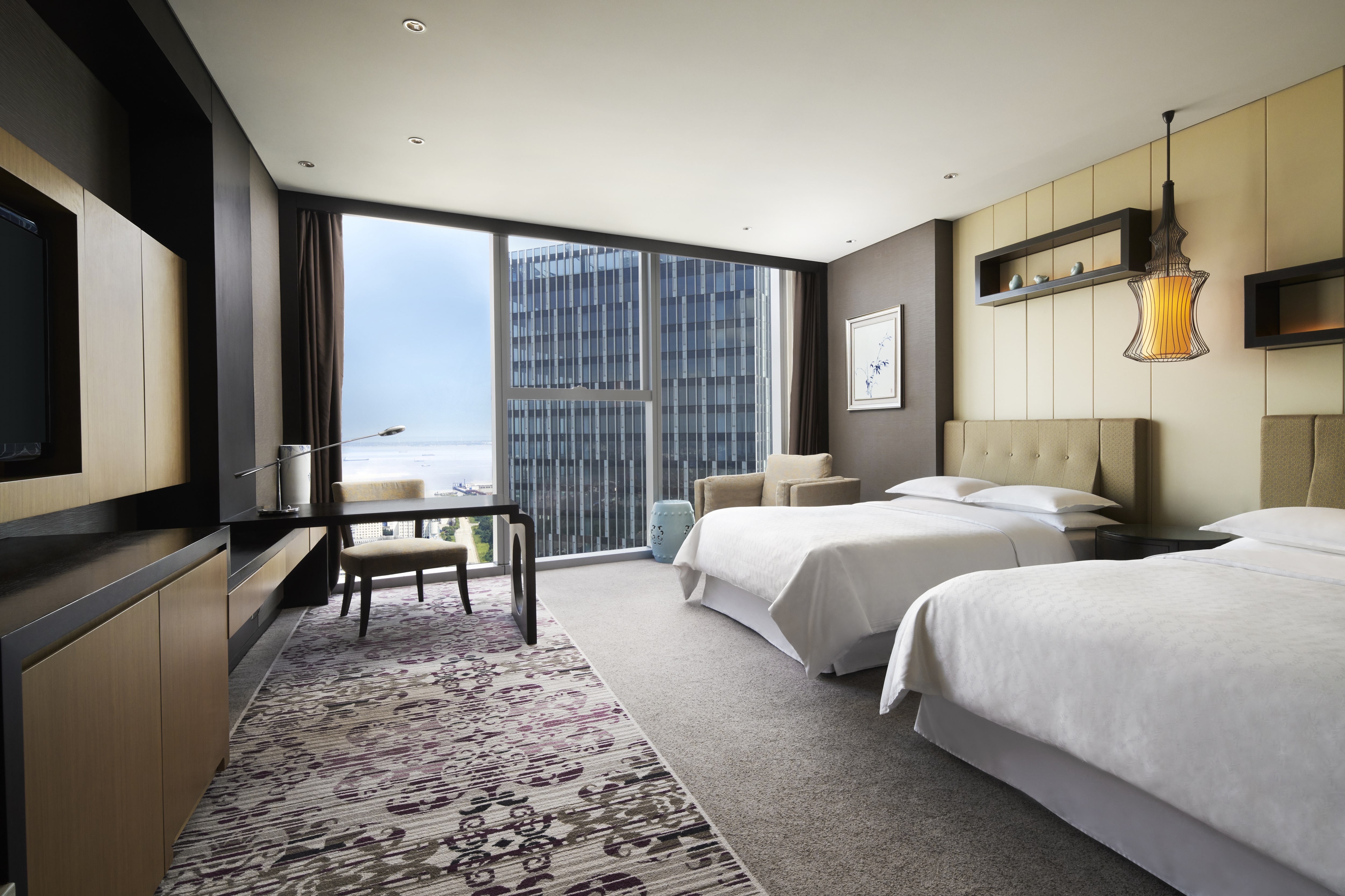 海港景观双床房