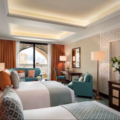 Deluxe Twin Room with Souq Piazza View