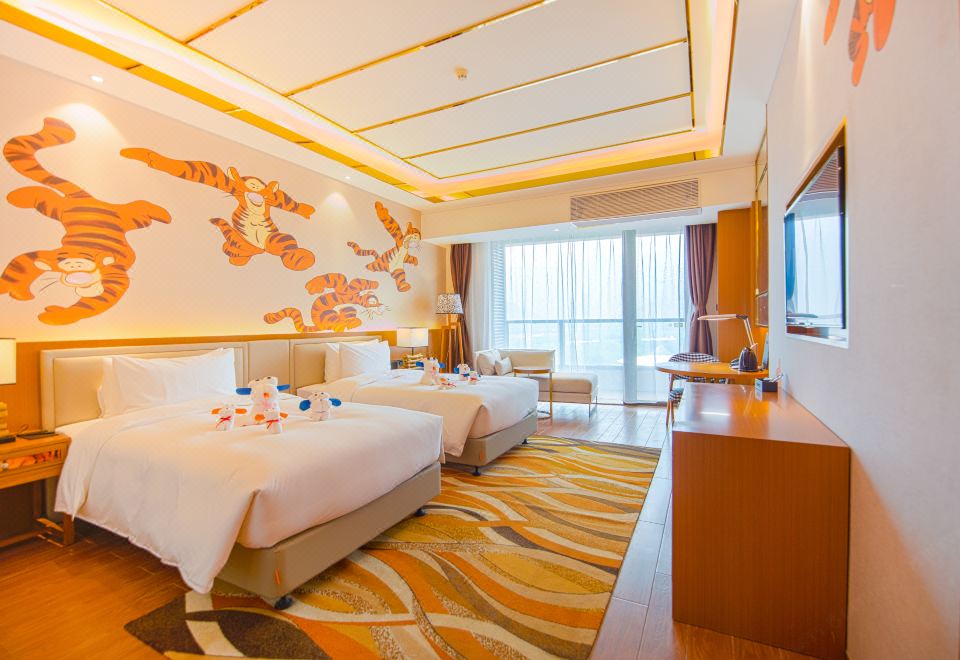 動物主題雙床房