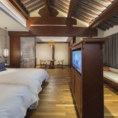 大魁天下雙床房 南京夫子廟夜泊秦淮君亭飯店（棋峰試館店）優惠